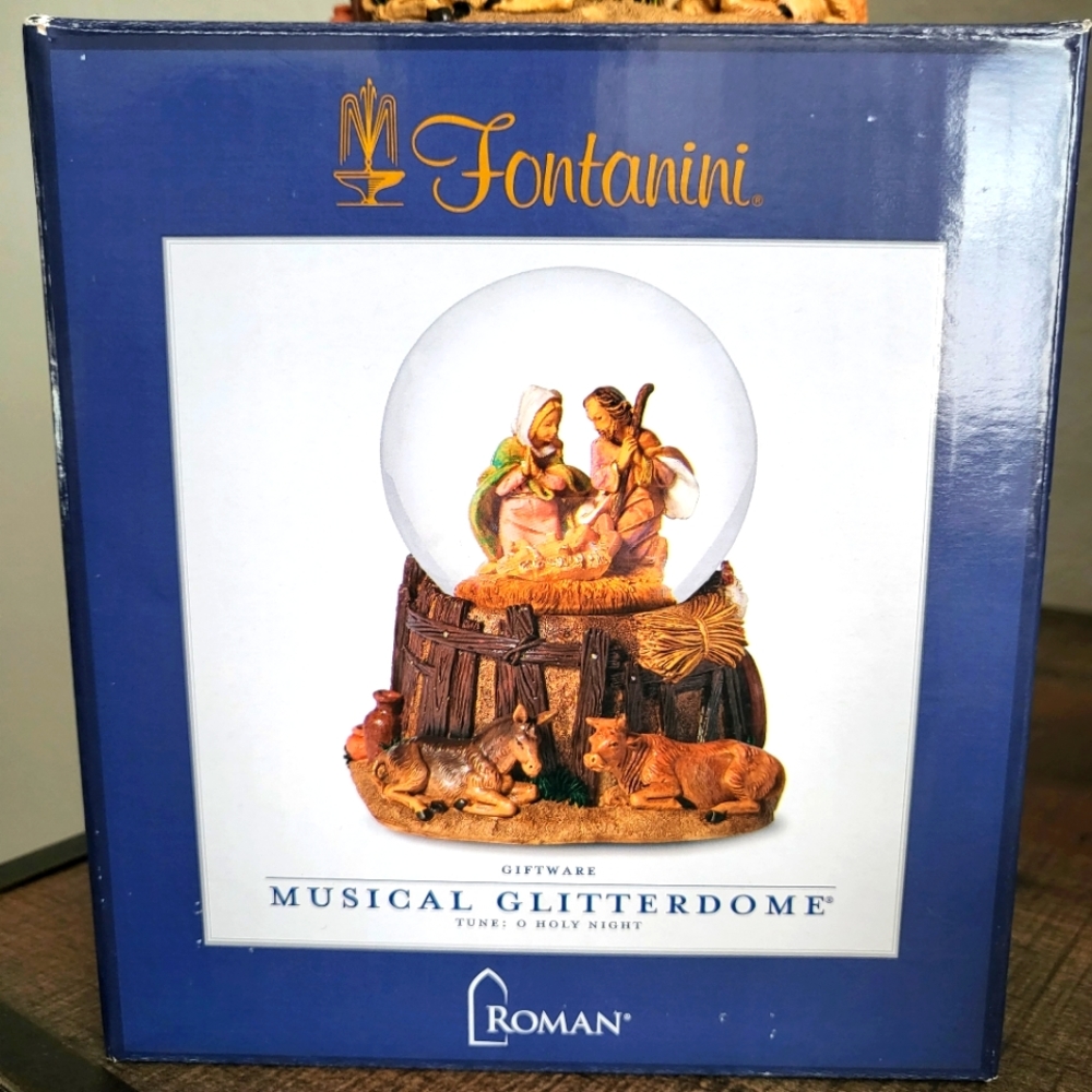 Fontanini Nativity Snow Globe